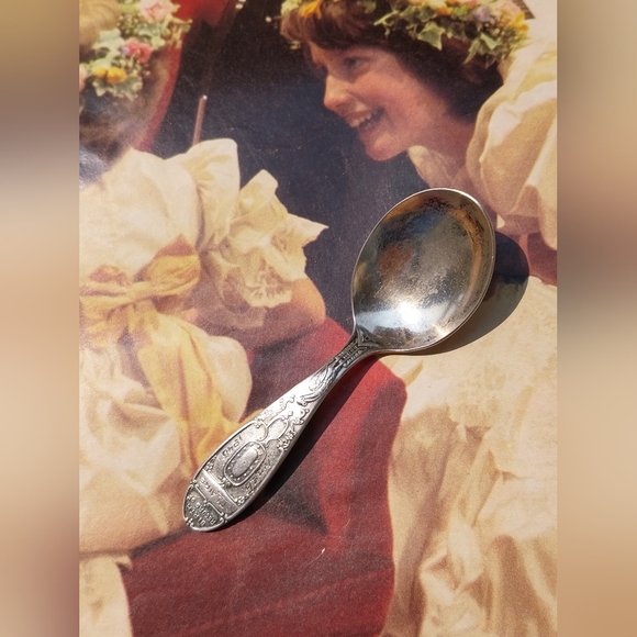 Silver Sterling Baby Spoon - Picture 8 of 15